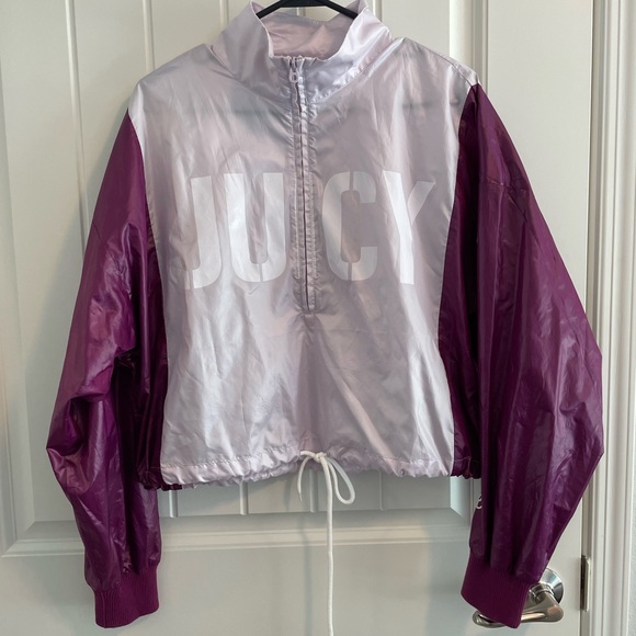 Juicy Couture Jackets & Blazers - Juicy Couture Quarter-Zip Turtleneck Windbreaker